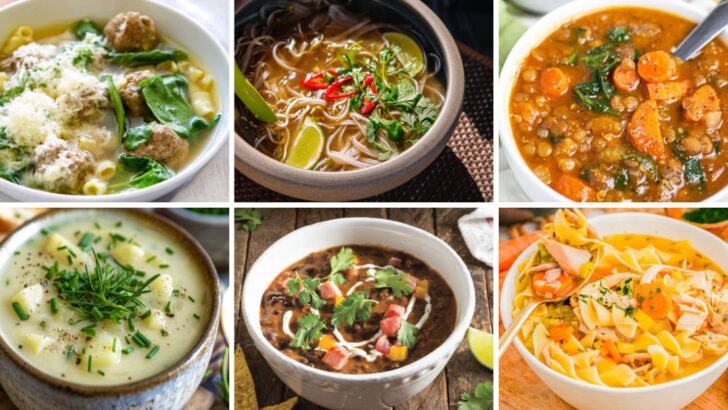 18 Heartwarming Soups to Soothe Your Winter Days