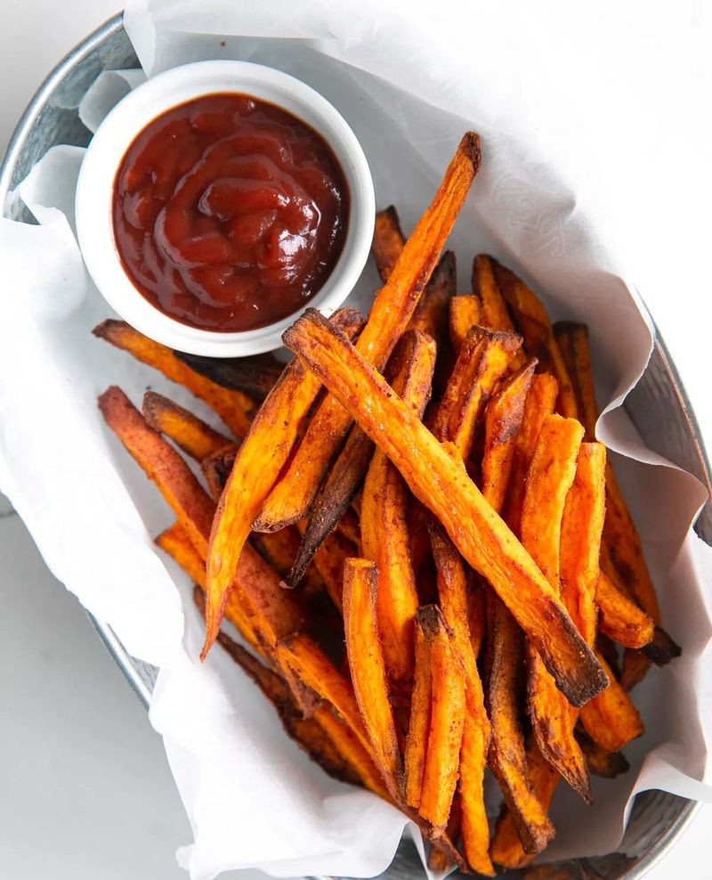 Air-Fried Sweet Potato Fries