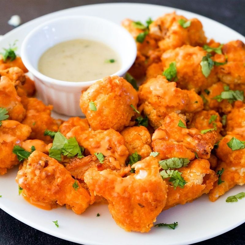 Air Fryer Buffalo Cauliflower