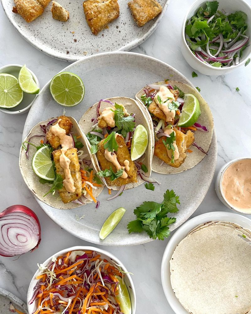 Air Fryer Fish Tacos