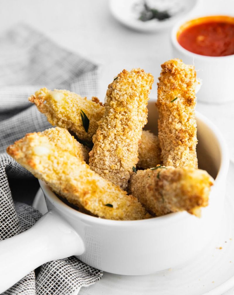 Air Fryer Mozzarella Sticks