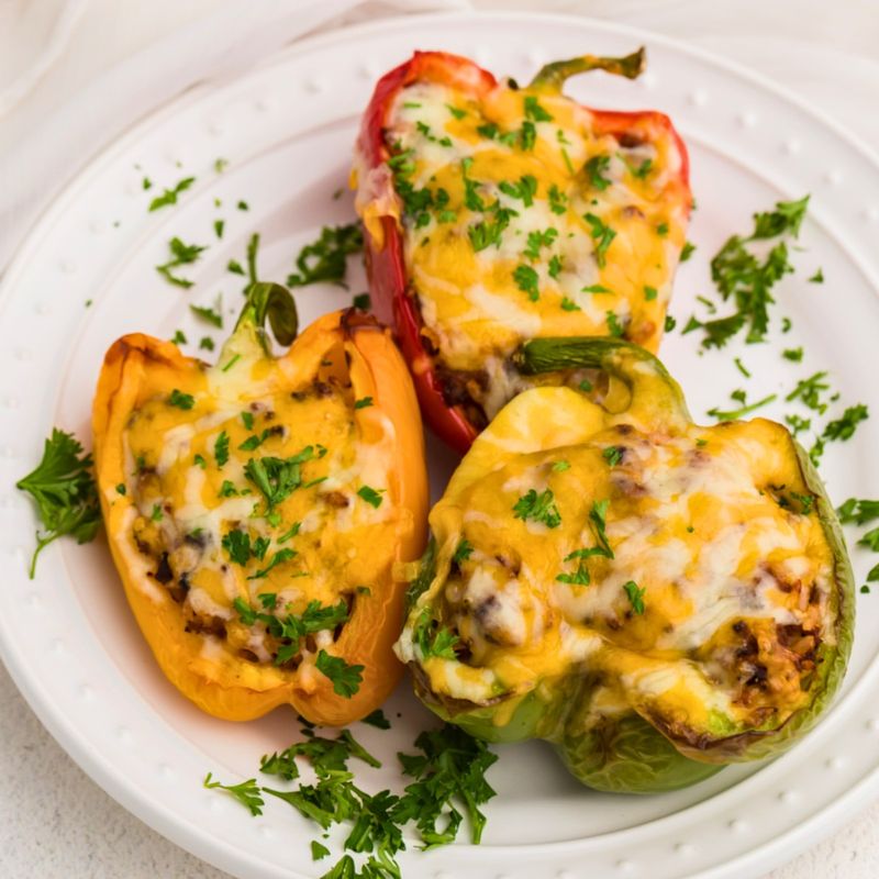 Air Fryer Stuffed Peppers