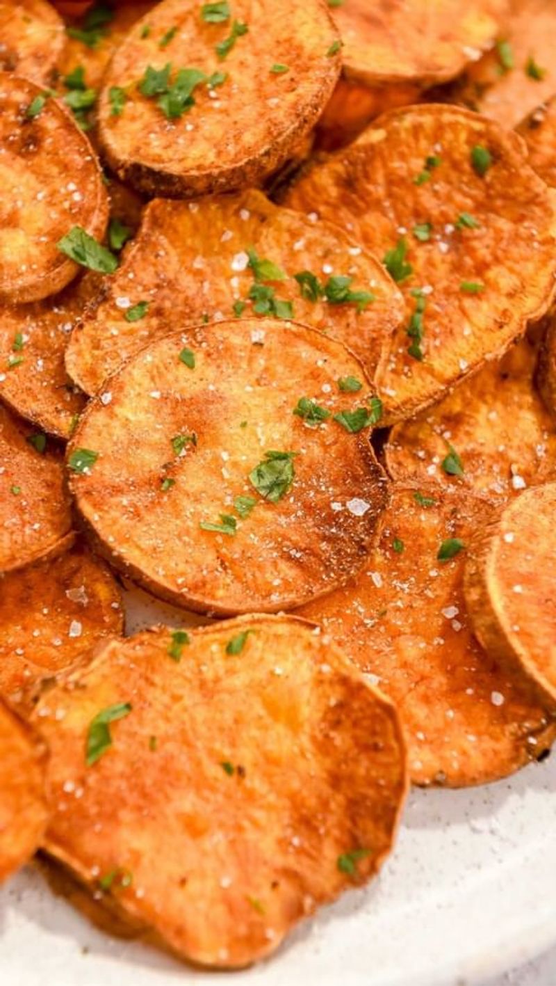 Air Fryer Sweet Potato Chips