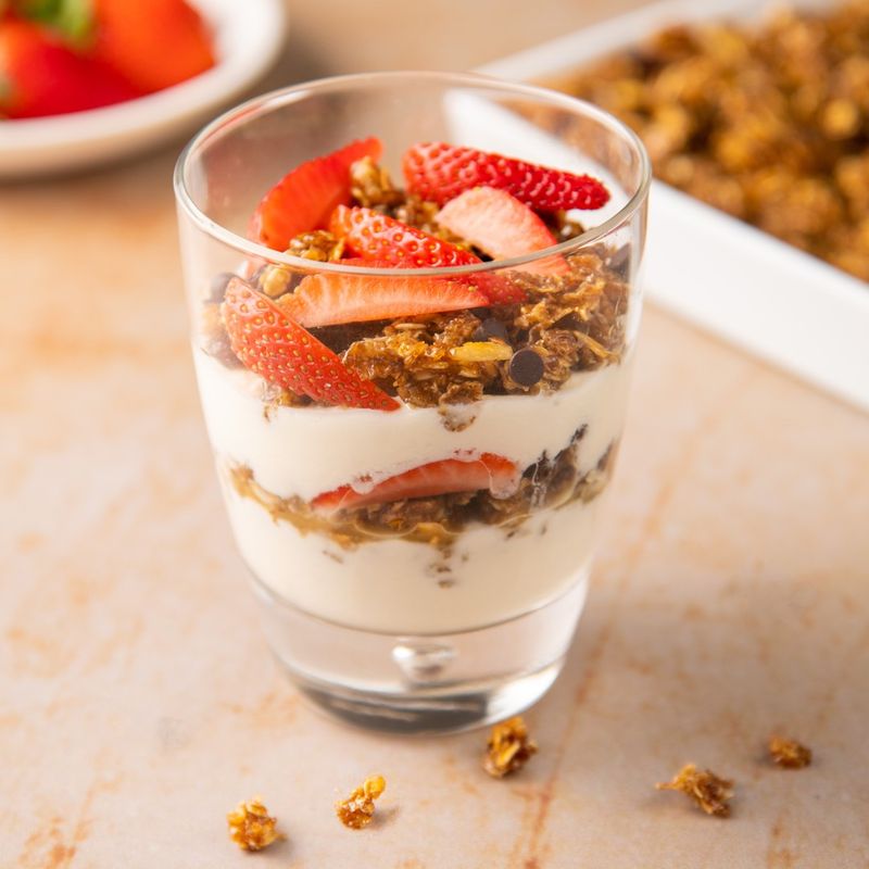 Almond and Orange Blossom Granola Parfaits