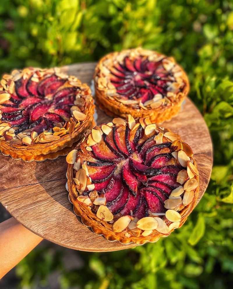 Almond and Plum Tart