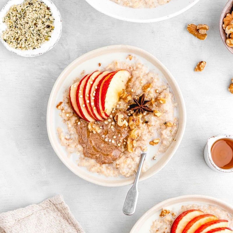 Apple and Cinnamon Quinoa Porridge