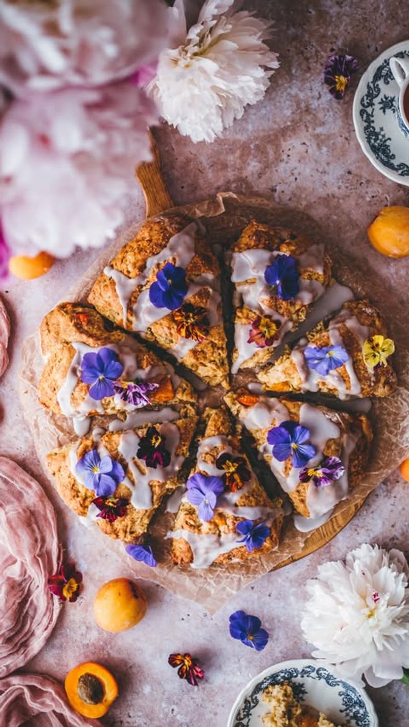 Apricot and Lavender Scones