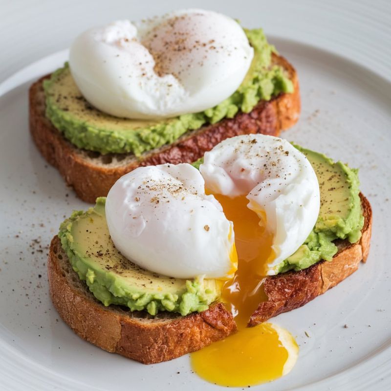 Avocado Toast with Poached Eggs