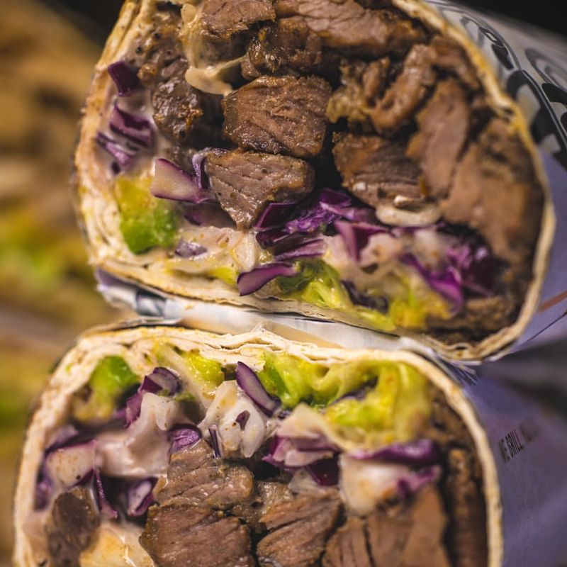 BBQ Beef & Slaw Wrap