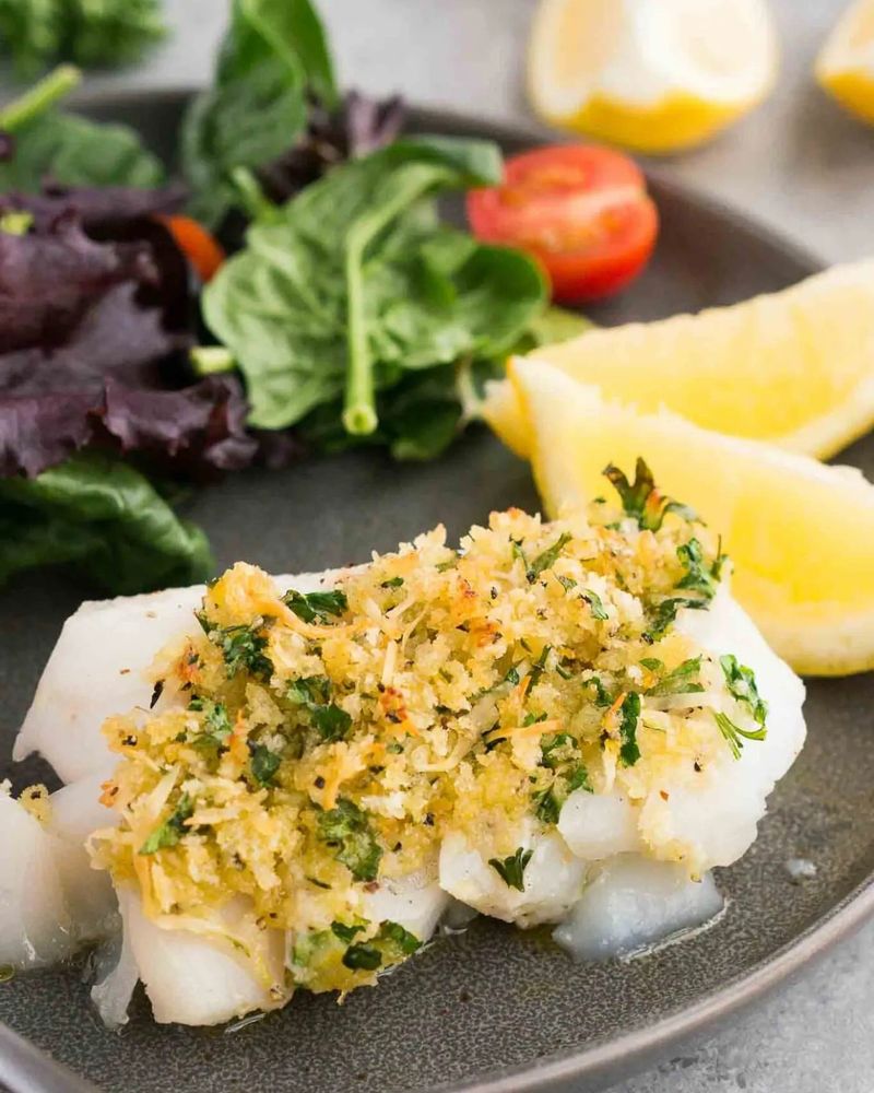 Baked Cod with Lemon & Dill