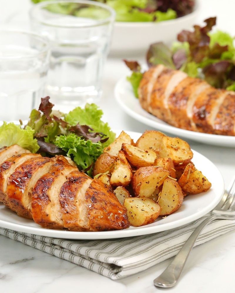 Balsamic Glazed Roast Chicken