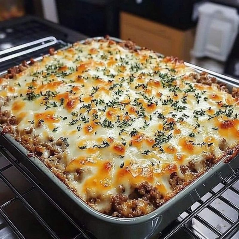 Beef and Cauliflower Casserole