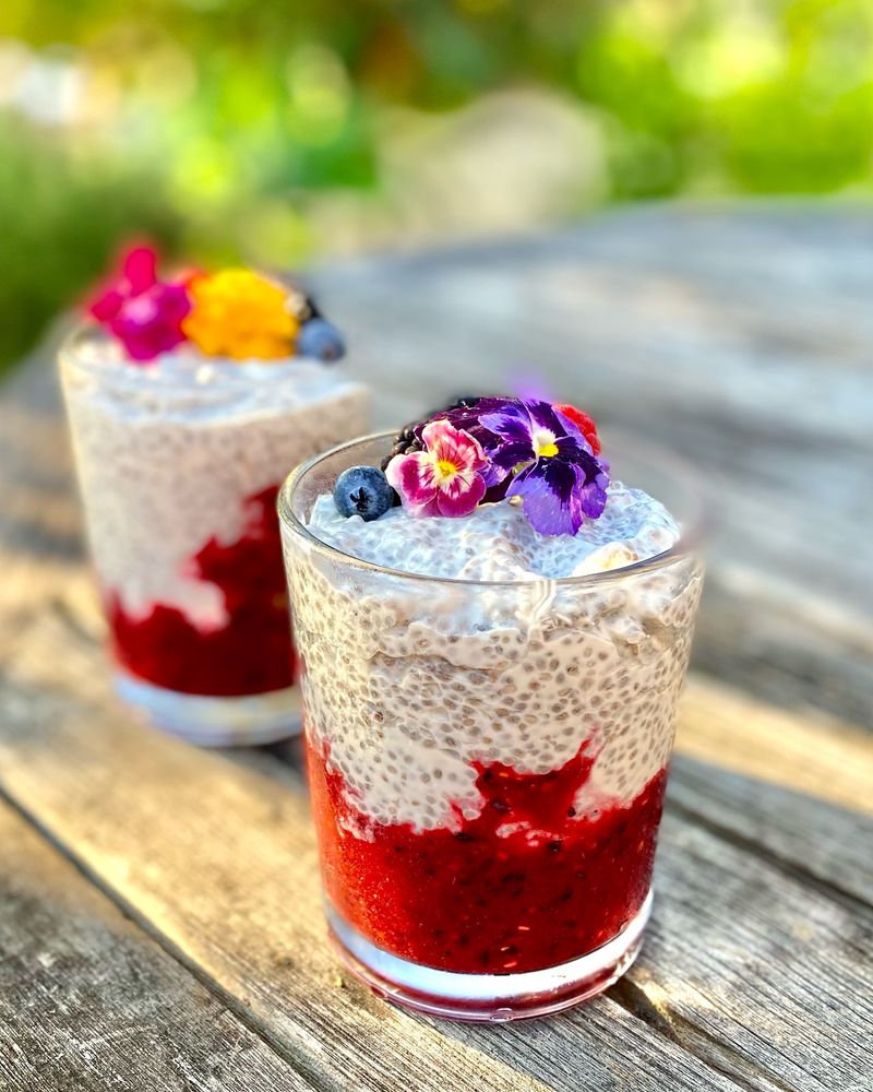 Berry Chia Seed Pudding