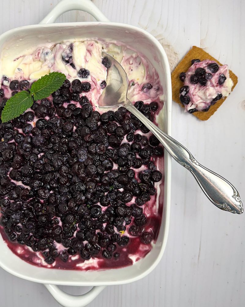 Blueberry Lemon Cheesecake Dip