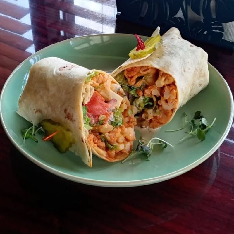 Buffalo Cauliflower Wrap