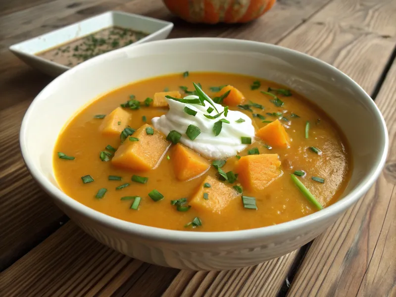 Butternut Squash and Apple Soup