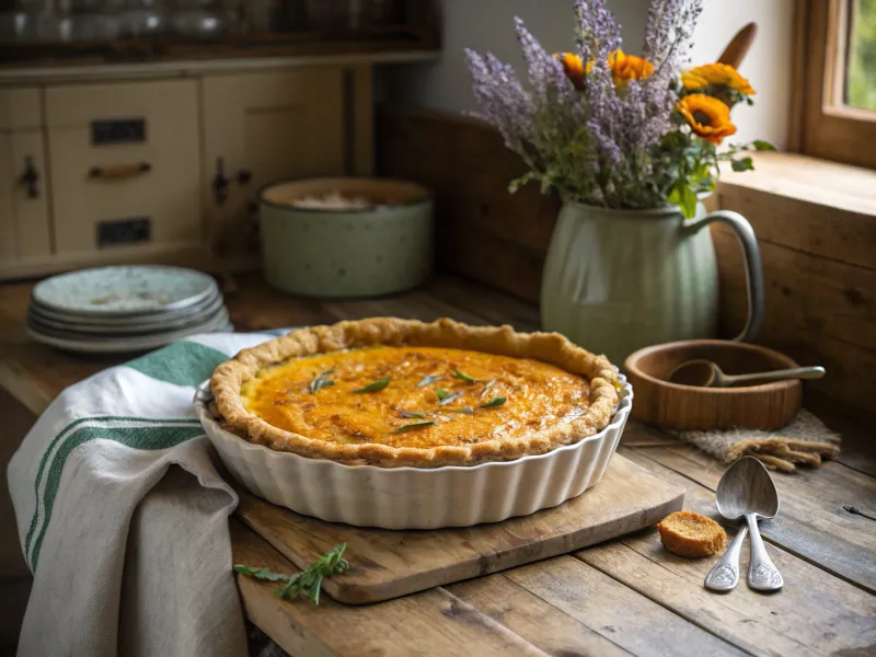 Butternut Squash and Sage Pie