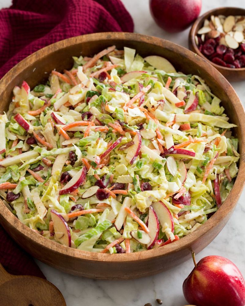 Cabbage and Apple Slaw