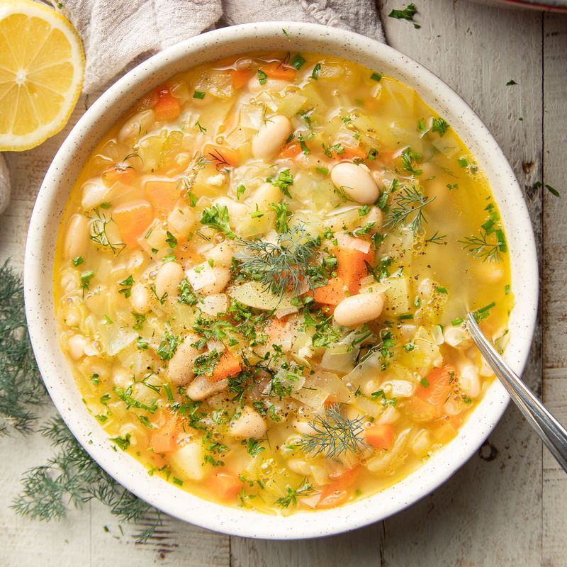 Cabbage and White Bean Soup