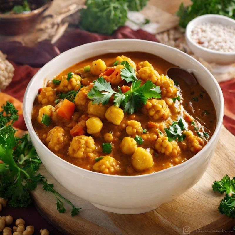 Cauliflower and Chickpea Curry