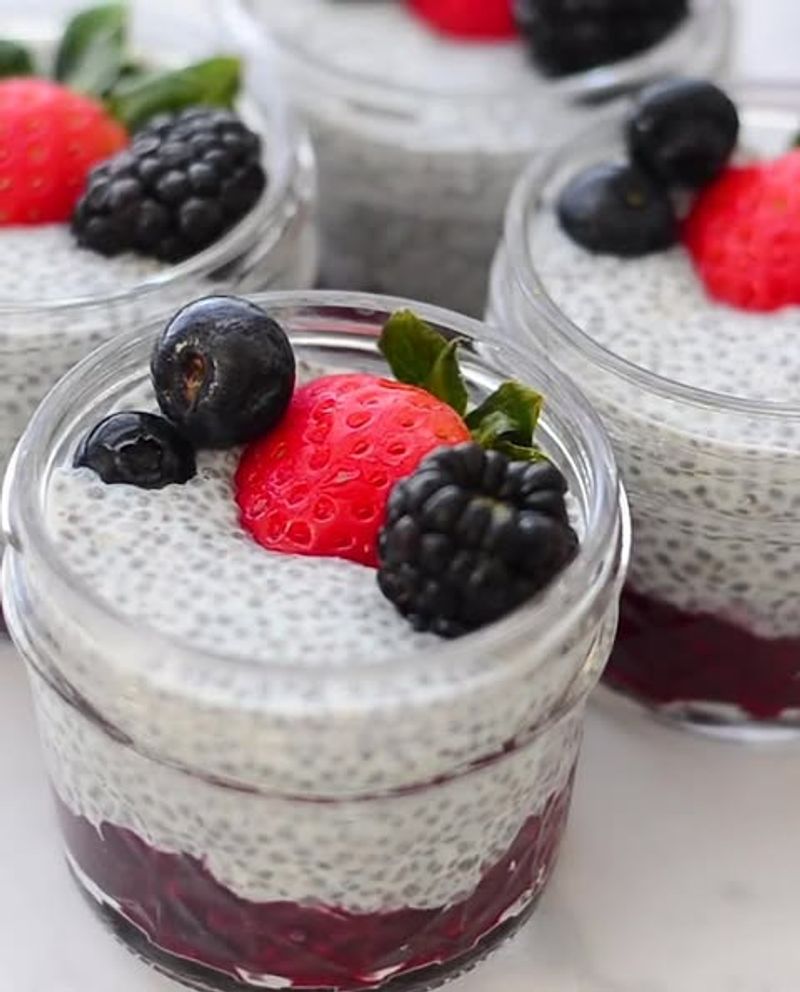 Chia Seed Pudding with Berries