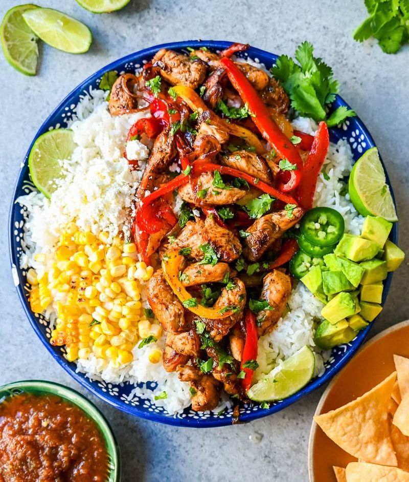 Chicken Fajita Bowls