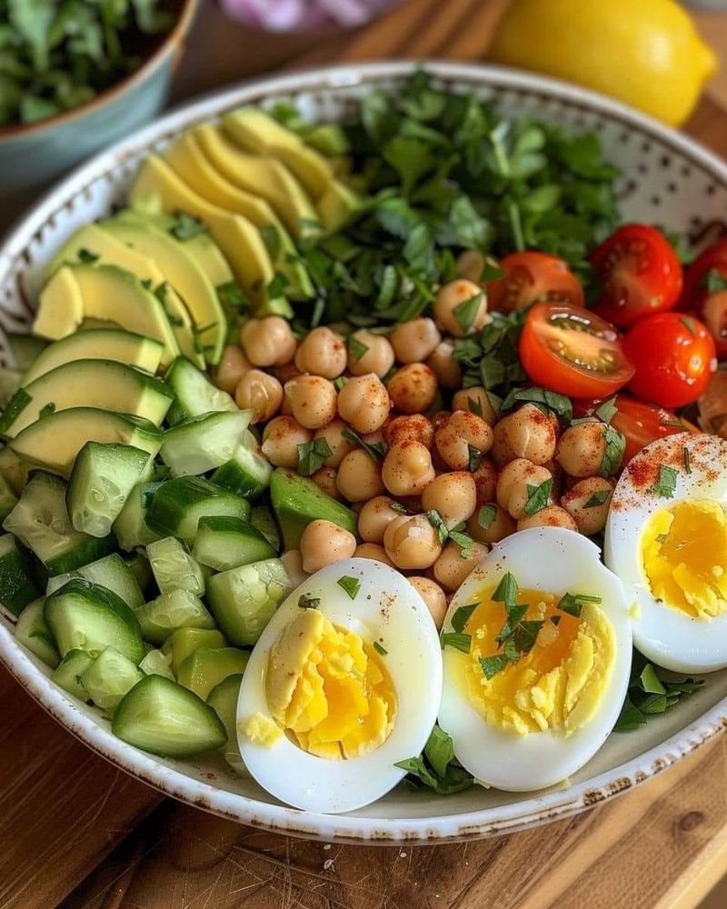 Chickpea Salad with Avocado