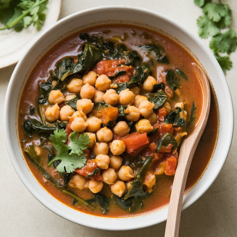 Chickpea and Spinach Stew