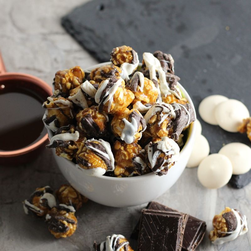 Chocolate Caramel Popcorn