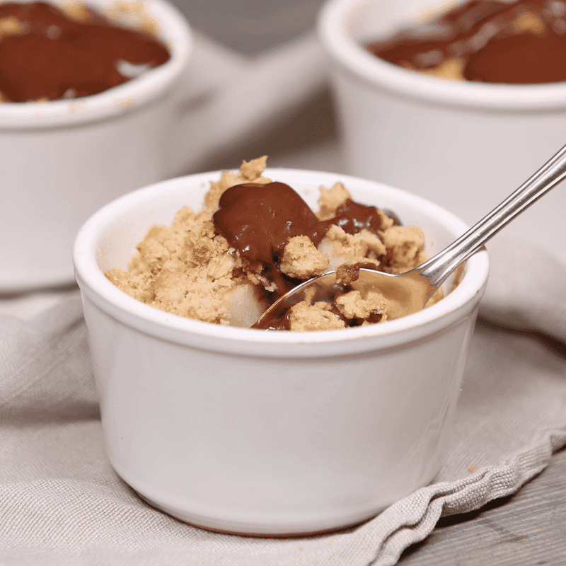 Chocolate Pear Crumble