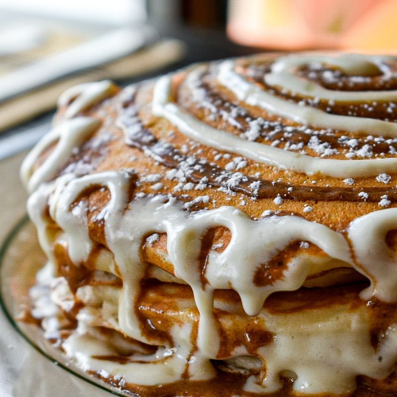 Cinnamon Roll Pancakes