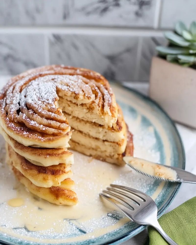 Cinnamon Roll Pancakes