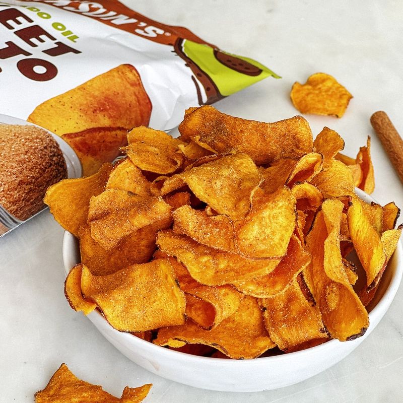Cinnamon Sweet Potato Chips
