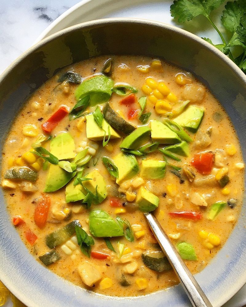 Corn and Zucchini Chowder