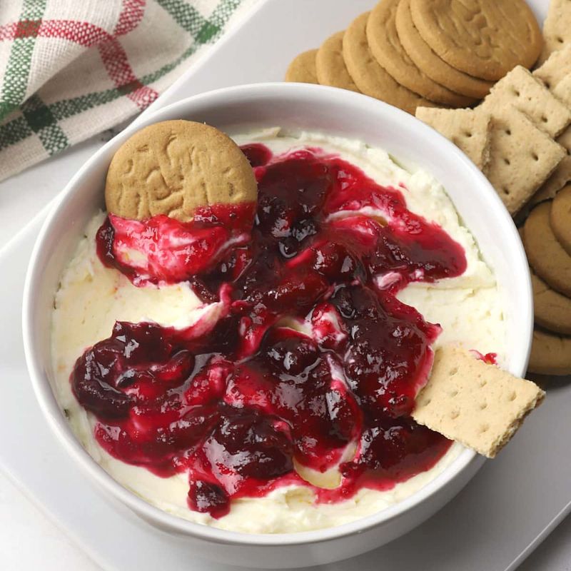 Cranberry Orange Cream Cheese Dip