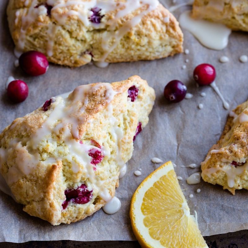 Cranberry Orange Scones