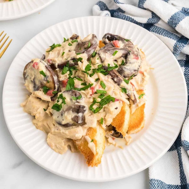 Creamy Chicken and Mushroom Casserole