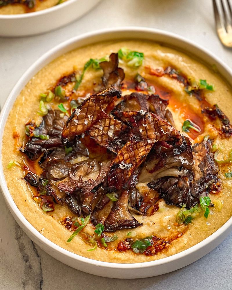 Creamy Polenta with Wild Mushrooms