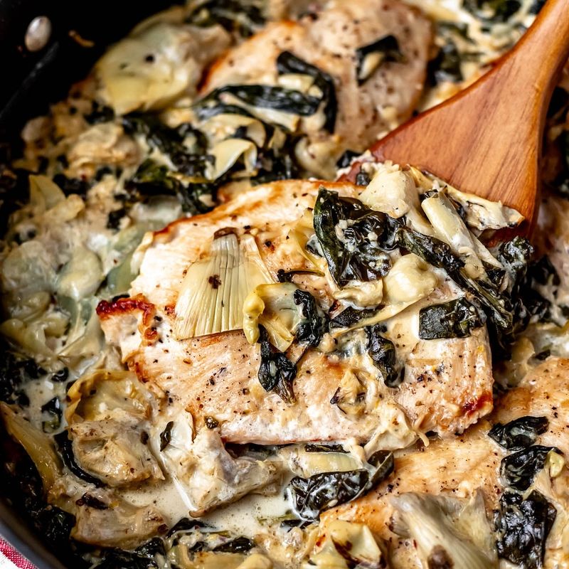 Creamy Spinach and Artichoke Chicken