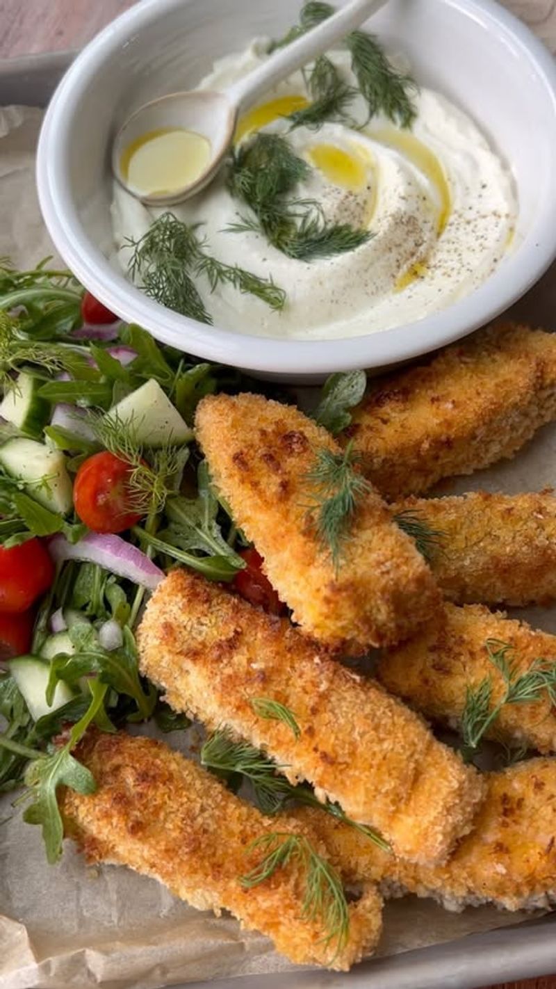 Crispy Air Fryer Fish Sticks