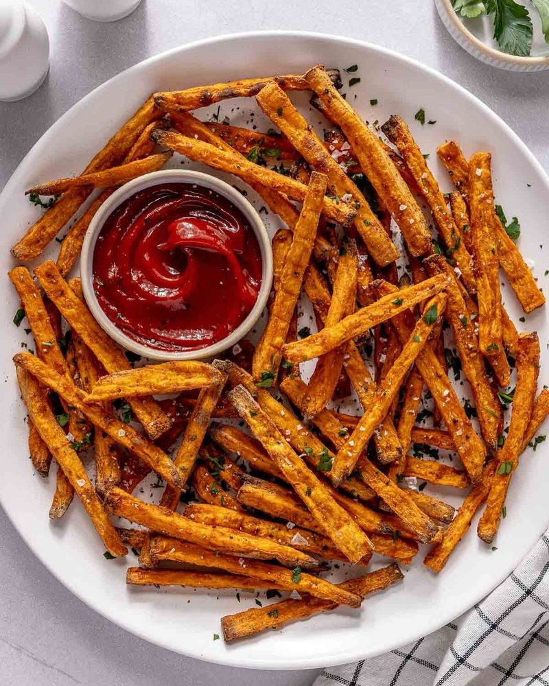 Crispy Baked Sweet Potato Fries