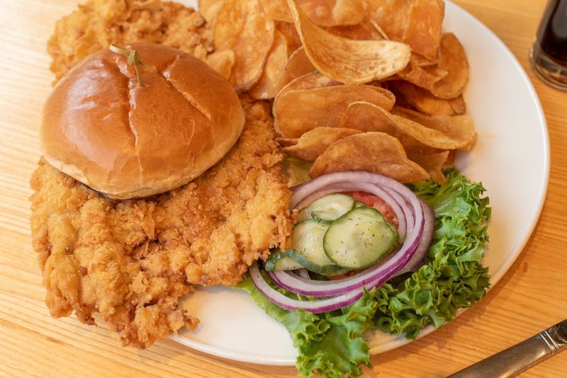 Indiana - Breaded Pork Tenderloin Sandwich