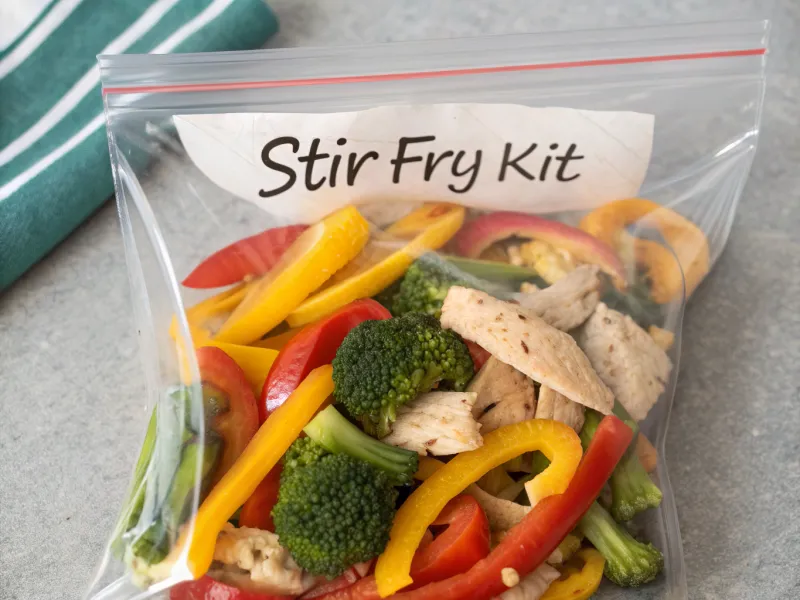 Freezer-Friendly Stir Fry Kits