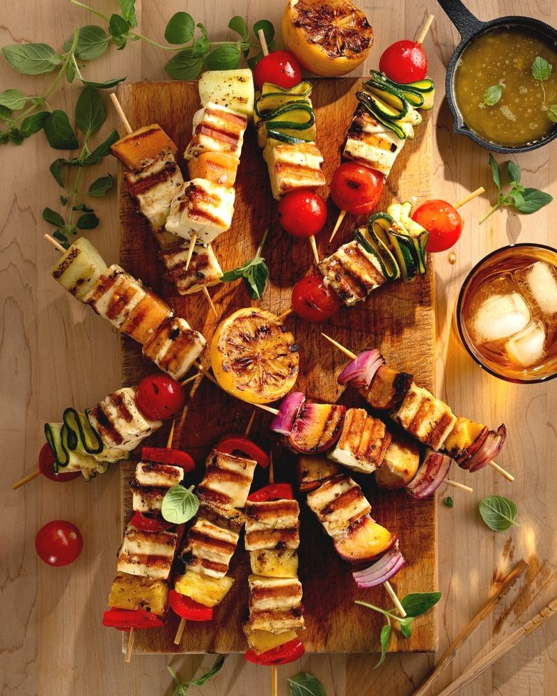 Fruit and Cheese Skewers