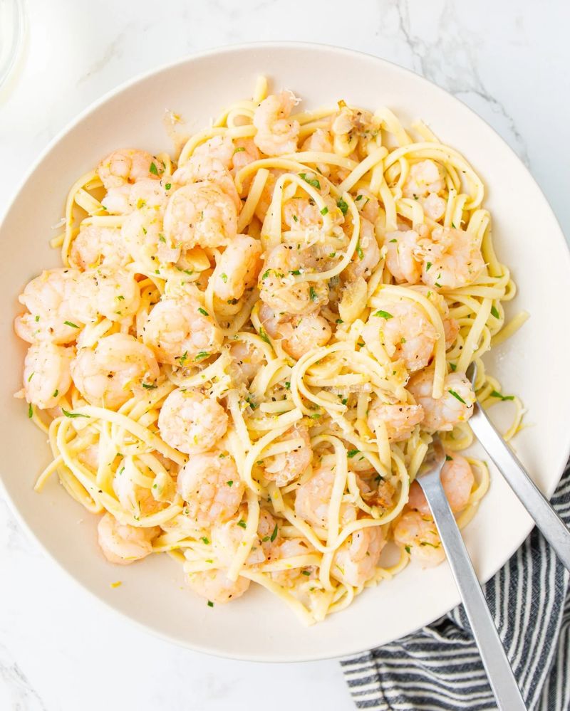 Garlic Butter Shrimp Pasta
