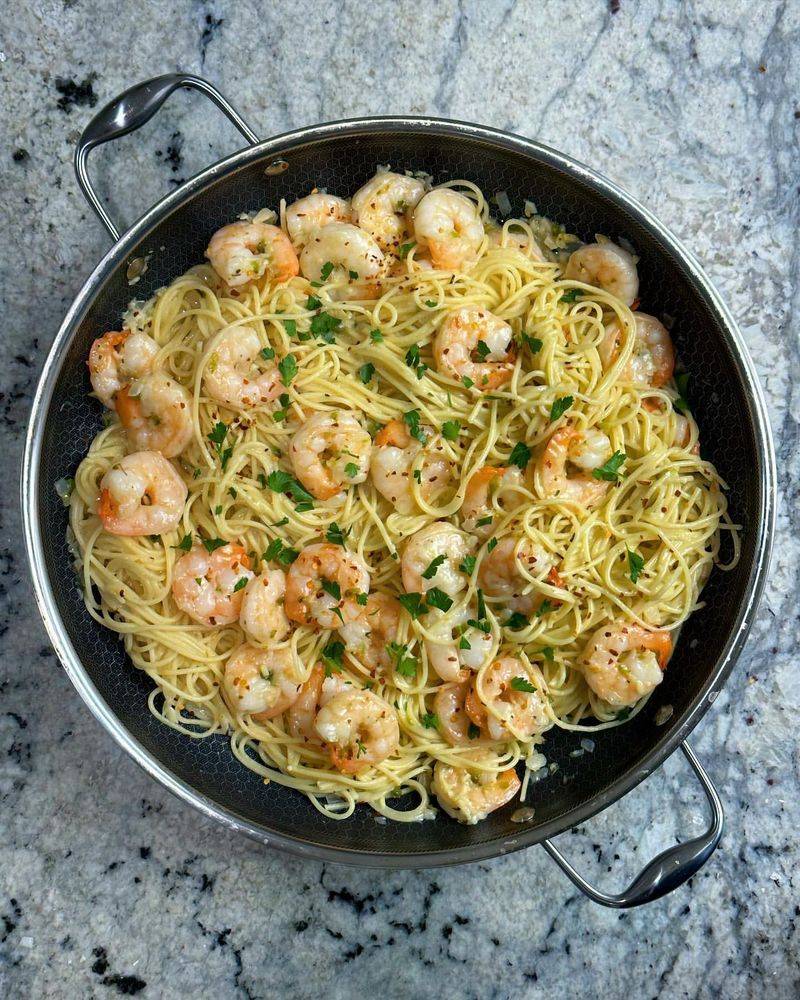 Garlic Butter Shrimp Pasta