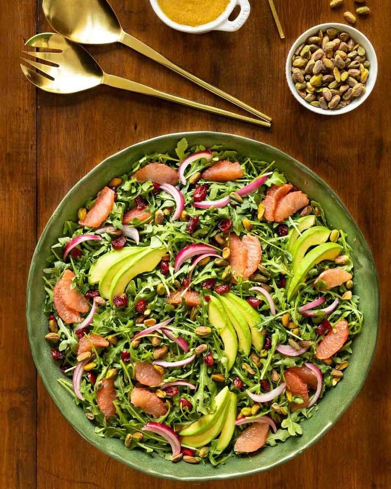 Grapefruit Avocado Salad