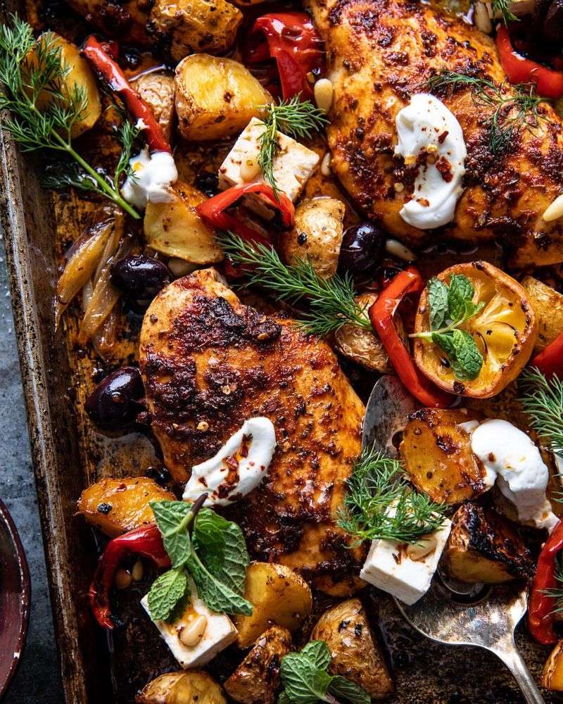 Greek Sheet Pan Chicken