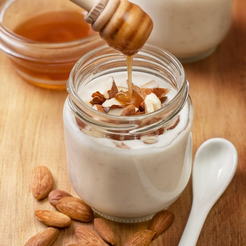 Greek Yogurt with Honey and Almonds