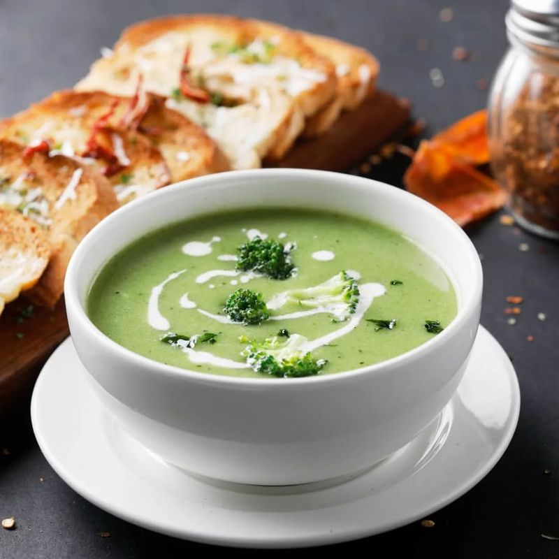 Green Pea and Mint Soup